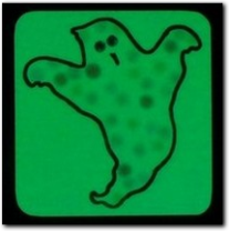 Sticker mit nachleuchtendem Geist Haplo.