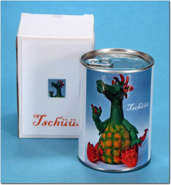 Geschenkdose mit Verpackung.