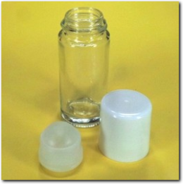 Glas Deo Roller 50 ml leer.