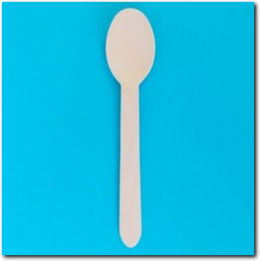 100 Stück Holzlöffel aus Birkenholz.