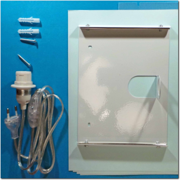 Individuell bedruckbare Foto Lampen für die Wand.