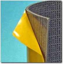 Schaumstoff Grau, 20 x 20 cm, 5 mm, selbstklebend.