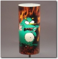 Gelochte A4 Lampenfolie bedruckbar zum Lampen selber machen.