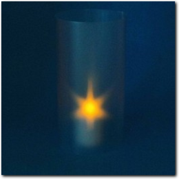 3d Effektfolie Stern 41 x 9,5 cm.