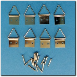 8 Stück Bild Aufhänger aus Metall, 14 mm.