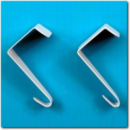 Türhaken klein weiss.