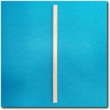 Holzstab Viereck, 241 x 10 x 3,5 mm, Roh.