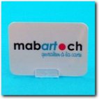 Tisch Bildhalter für Beschriftungen.