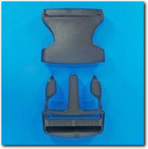 Offene Kunststoff Steckschnalle 50 mm.