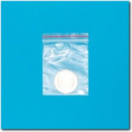 Druckverschlussbeutel transparent 60 x 80 mm.