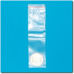 Druckverschlussbeutel transparent 40 x 150 mm.