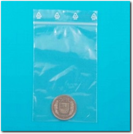 Druckverschlussbeutel transparent 78 x 135 mm für kleine Artikel.