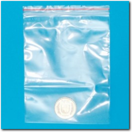 Druckverschlussbeutel transparent 120 x 170 mm.