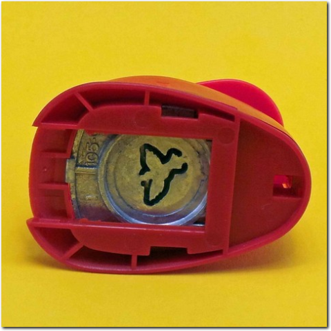 Heyda Hebel Motivstanz Werkzeug Taube klein Umriss.