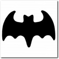 Motivstanzer Fledermaus klein.