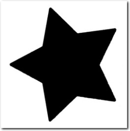 Motivstanzer Stern in XL Grösse.