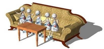 Das Kreativ Team auf Ideensuche.