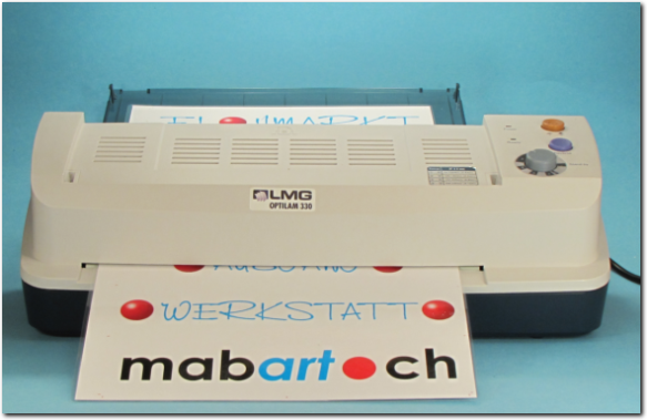 Dokumente laminieren.