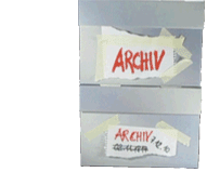 Archiv Boxen individuell beschriftet.